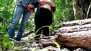 Сексуальная толстая незнакомка помогла мне кончить на природе - порно видео