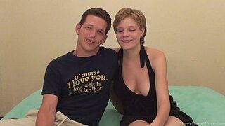 Милфа принимает большой толстый член на камеру - порно видео