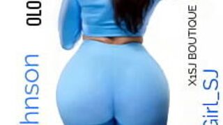 Большая огромная массивная гигантская африканская задница Янша тверкает, мягкая черная задница подпрыгивает и покачивается - порно видео