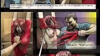 Мультяшный секс - крошкам трахают киску и кричат от члена - порно видео